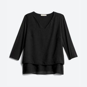 Michael Kors Mixed Material Blouse 3x
